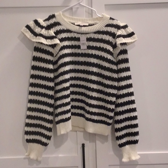 LOFT Striped Sweater - Picture 1 of 1